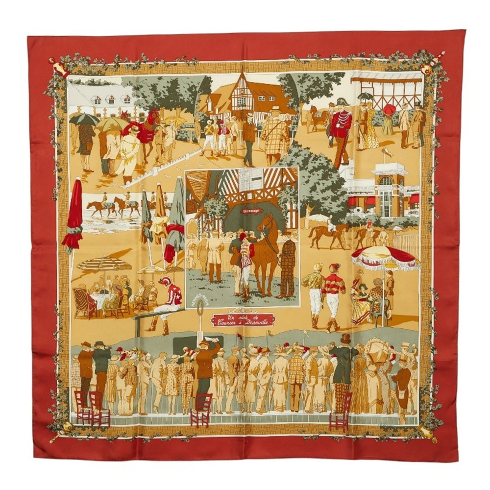 Hermes Carre 90 "Un Siecle De Courses Deauville" (A Horse Racing Era In Deauv...
